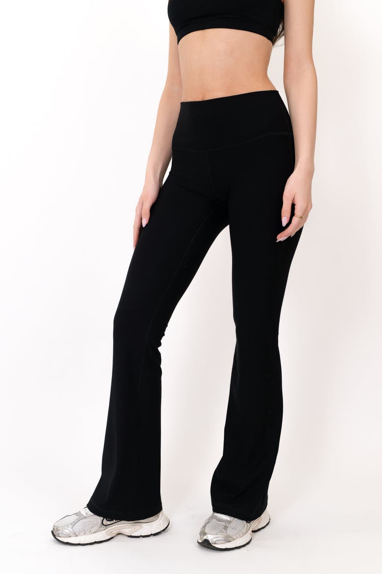 The Core Flare Legging, Alternate, color, black
