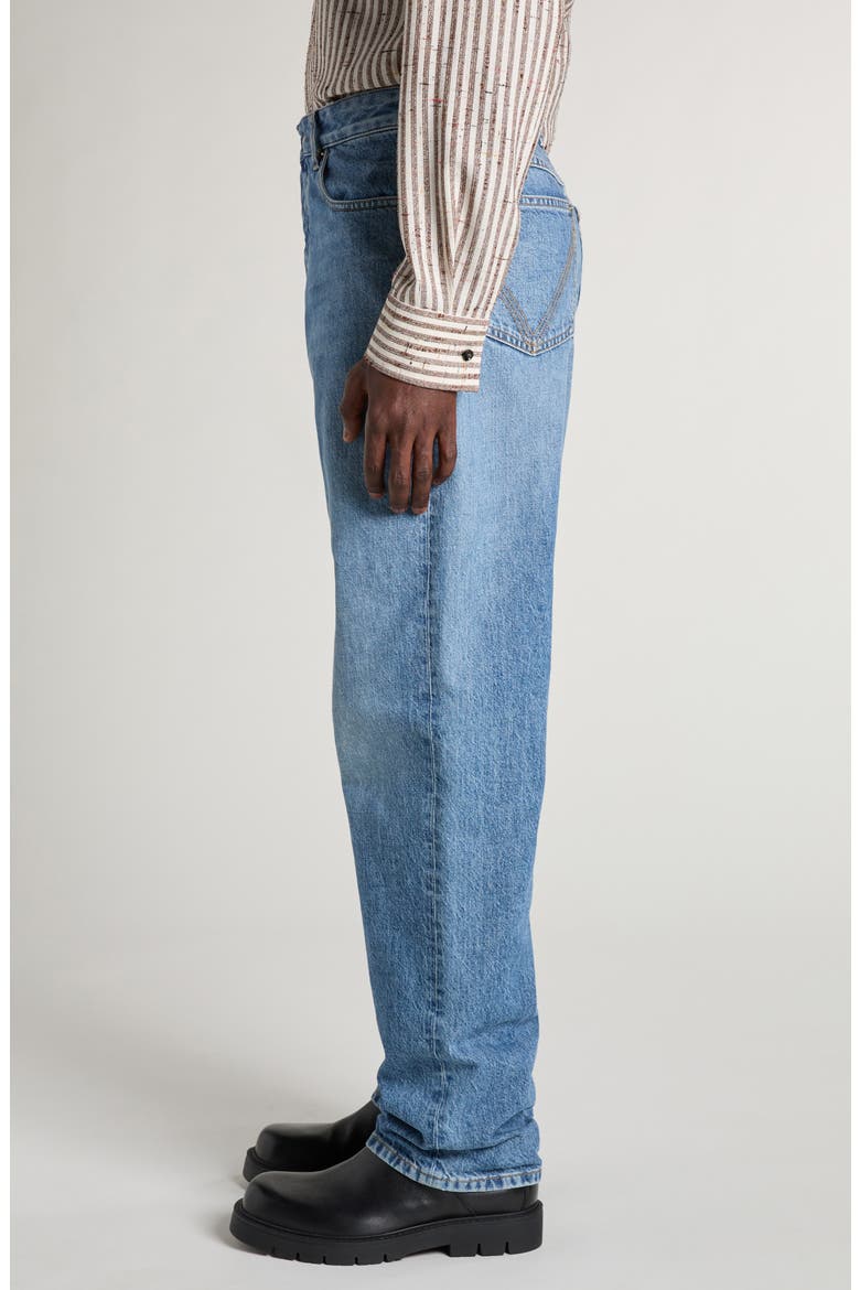 Straight Leg Jeans, Alternate, color, 4715 MID BLUE