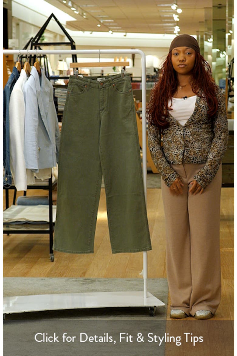High Waist Loose Straight Leg Jeans video