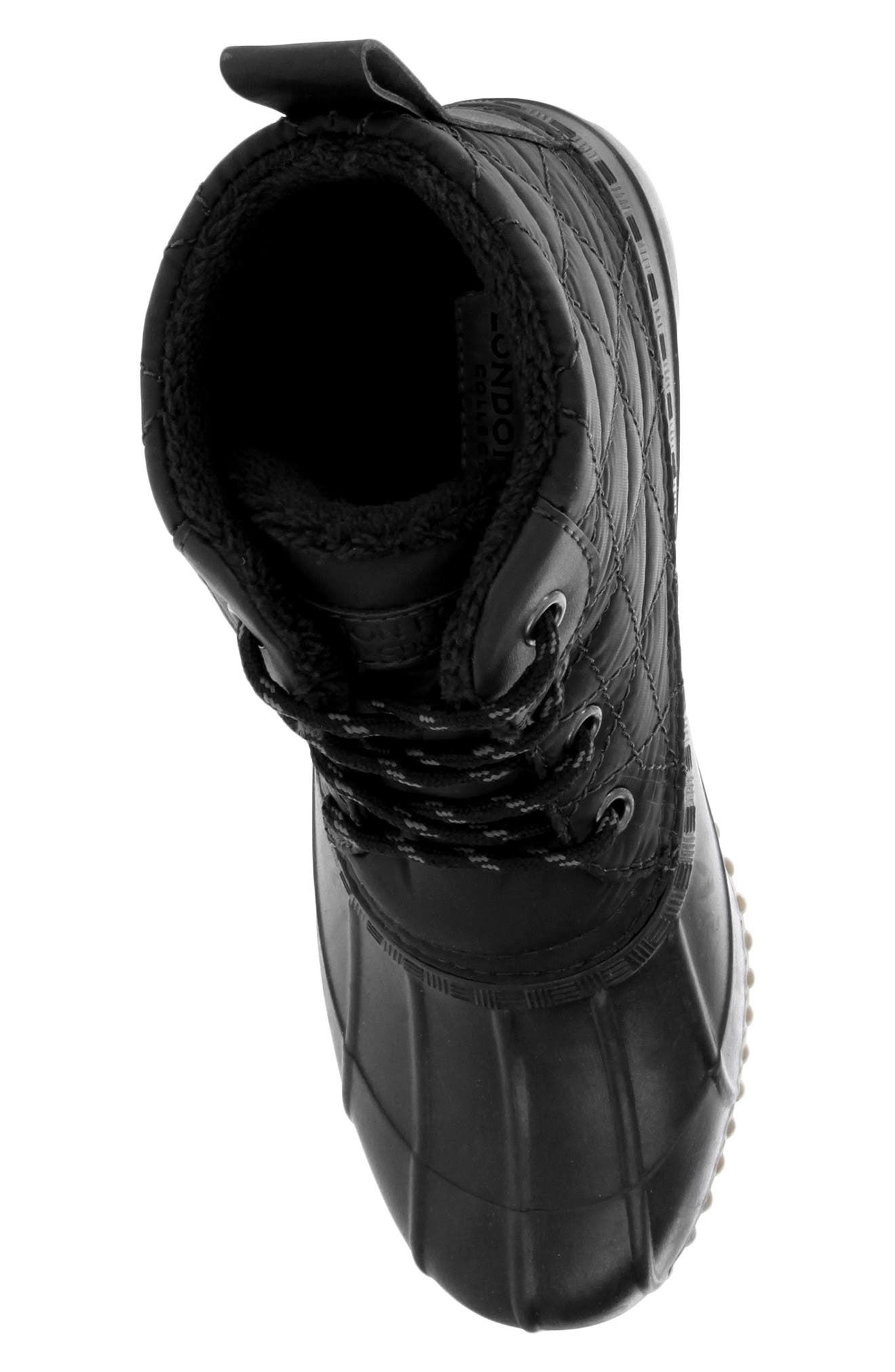 London Fog Lace Up Duck Boot, Alternate, color, 