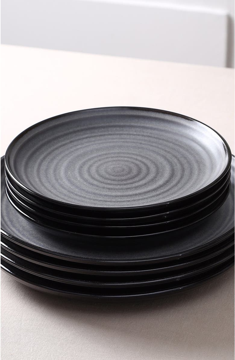 Stone Lain Dua Stoneware 4-Piece Dinner Plate Set, Alternate, color, 