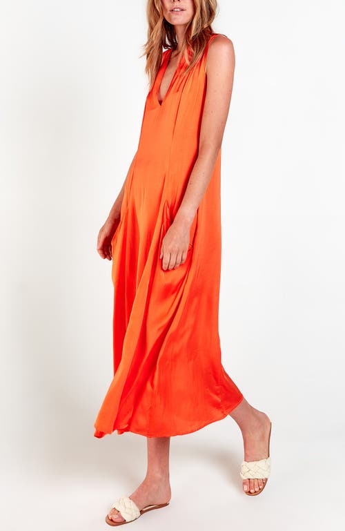 As By Df Arlenis Dress In Tangerine