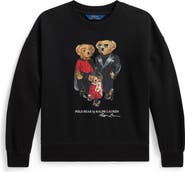 Polo Ralph Lauren Kids' Polo Bear Family Graphic Print Sweatshirt
