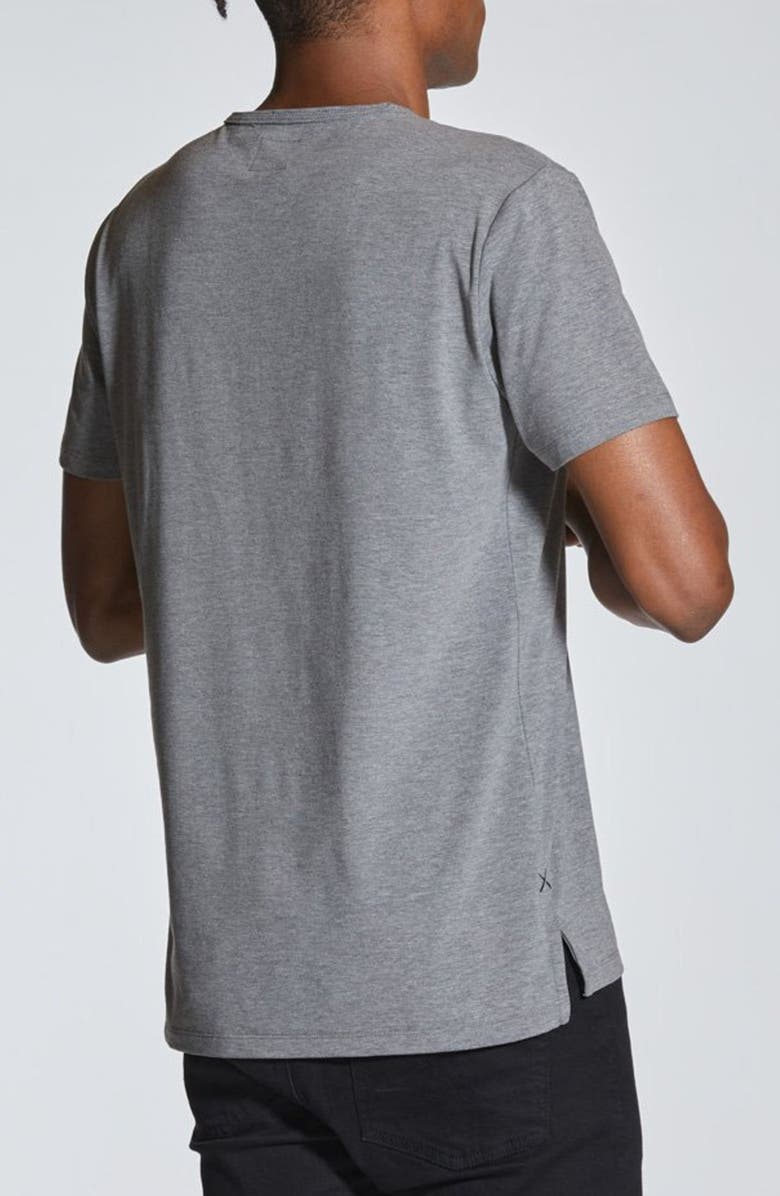 Cuts AO Split Hem T-Shirt, Alternate, color, Heather Grey