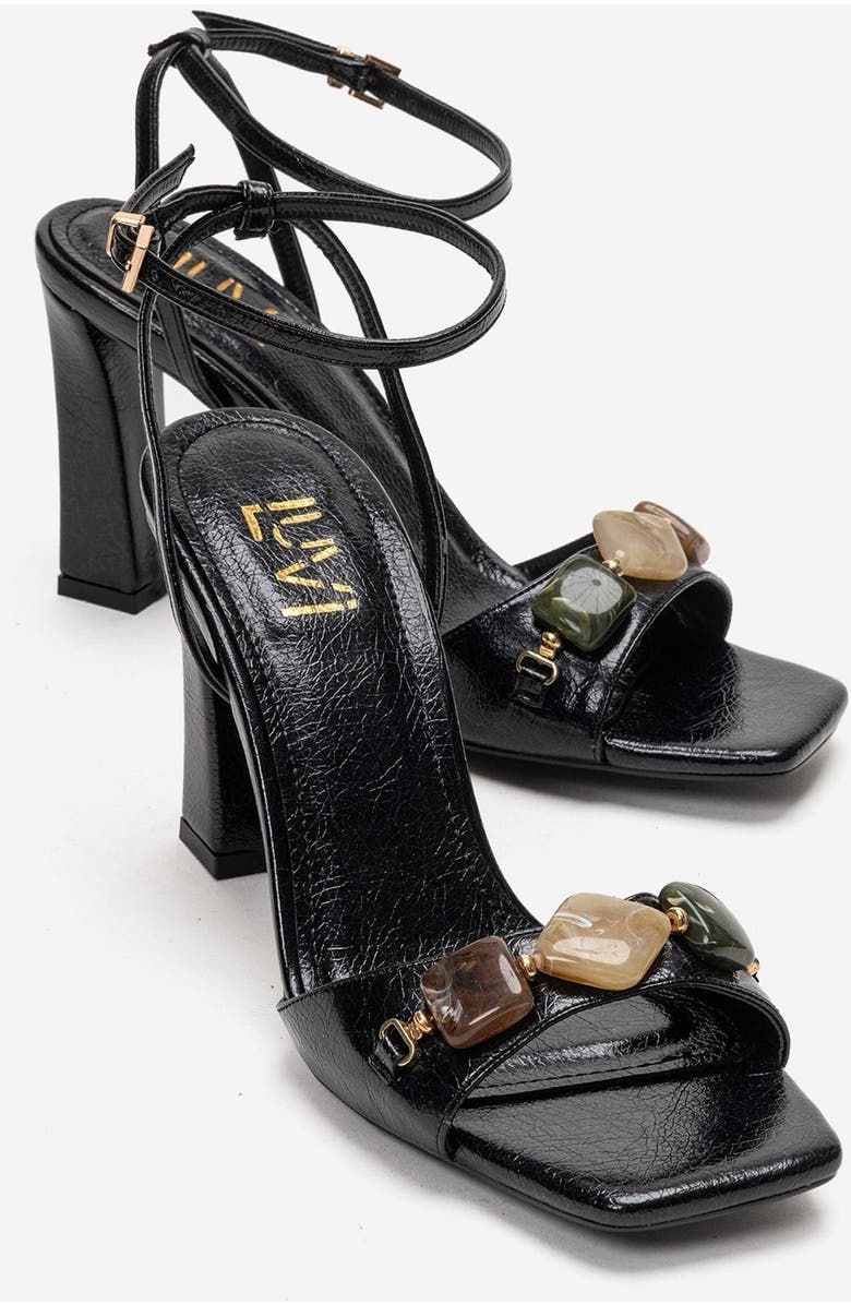 Prologue Shoes Franca Block Heel Sandal, Main, color, Black
