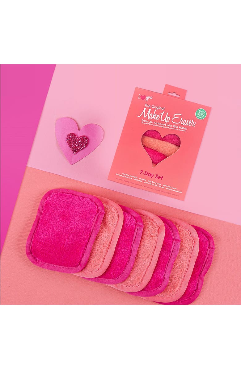 The Original MakeUp Eraser I HEART U Makeup Eraser 7-Day Set, Alternate, color, 