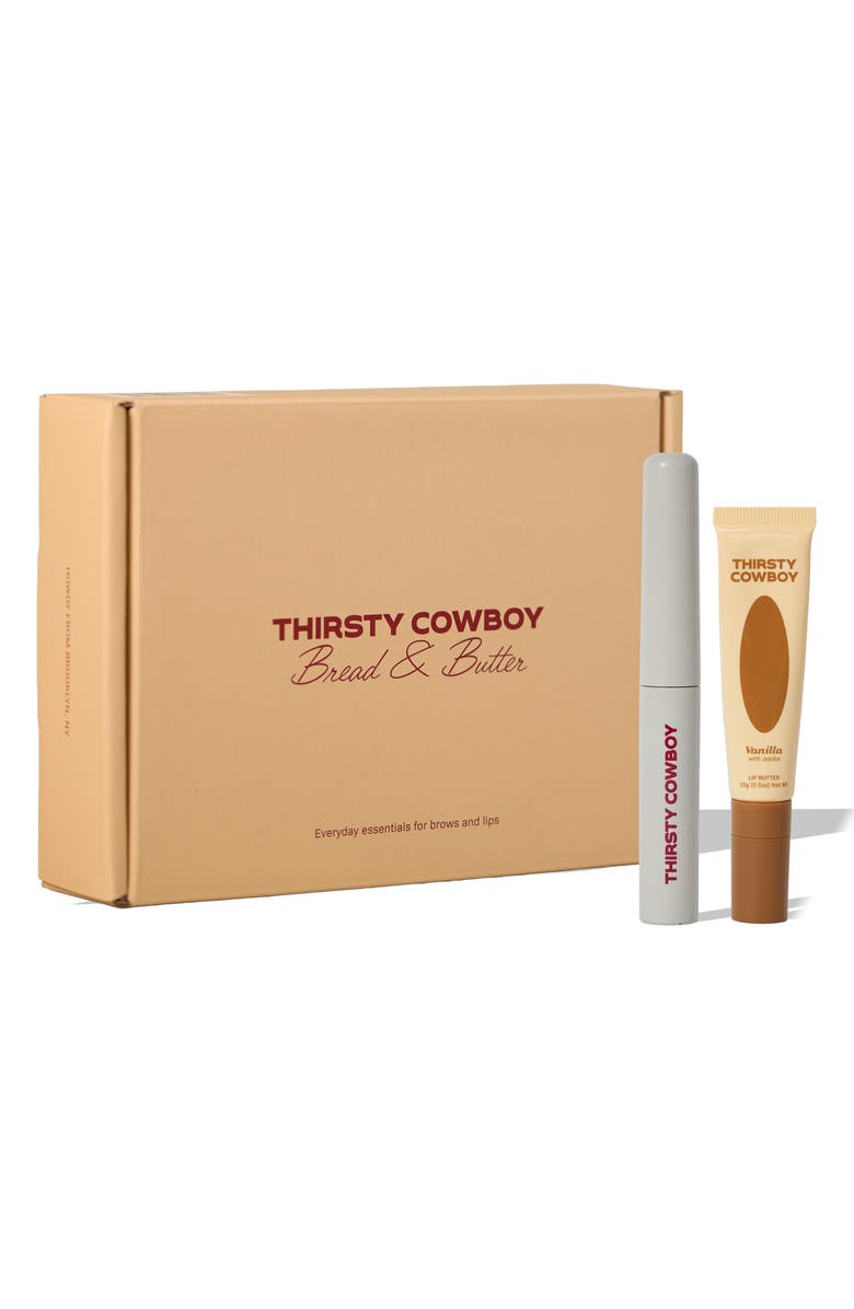 Thirsty Cowboy Bread & Butter Brow Gel & Lip Balm Set $38.95 Value, Main, color,