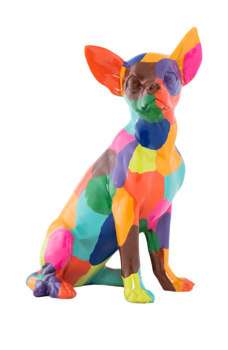 INTERIOR ILLUSIONS Artist 10" Chihuahua Accent, Alternate, color, Multi-Color