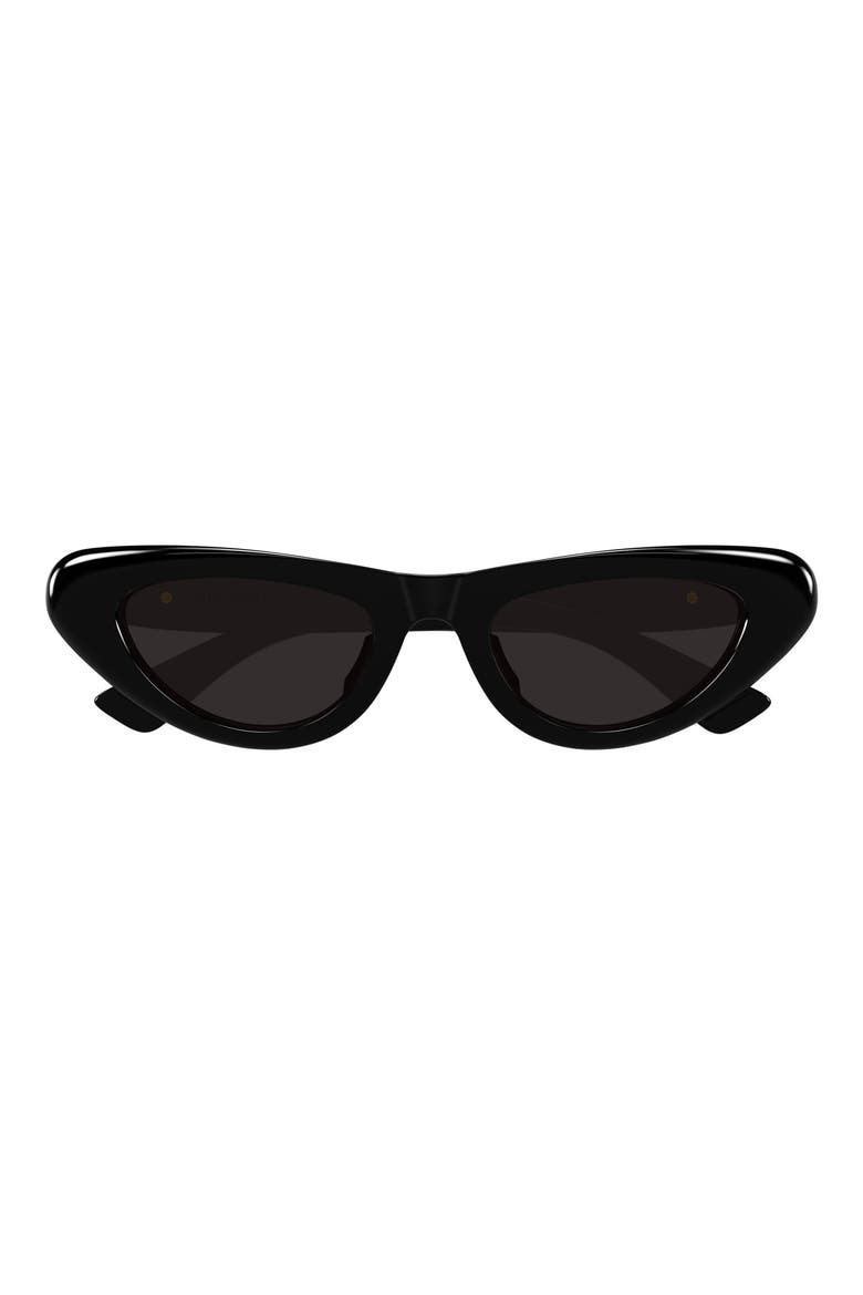 BV1450S Cat Eye Sunglasses, Main, color, BLACK