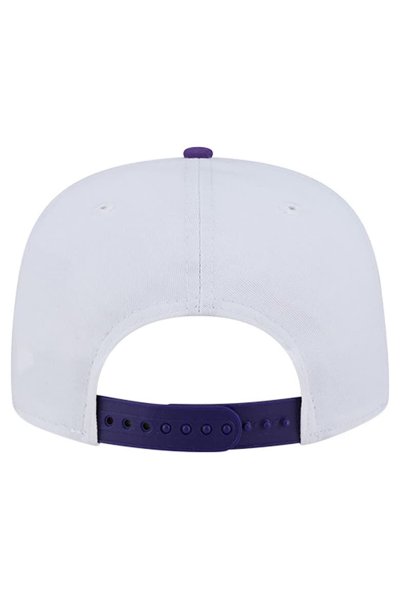 Men's New Era  White Minnesota Vikings Argyle 19TWENTY Adjustable Hat, Alternate, color, White