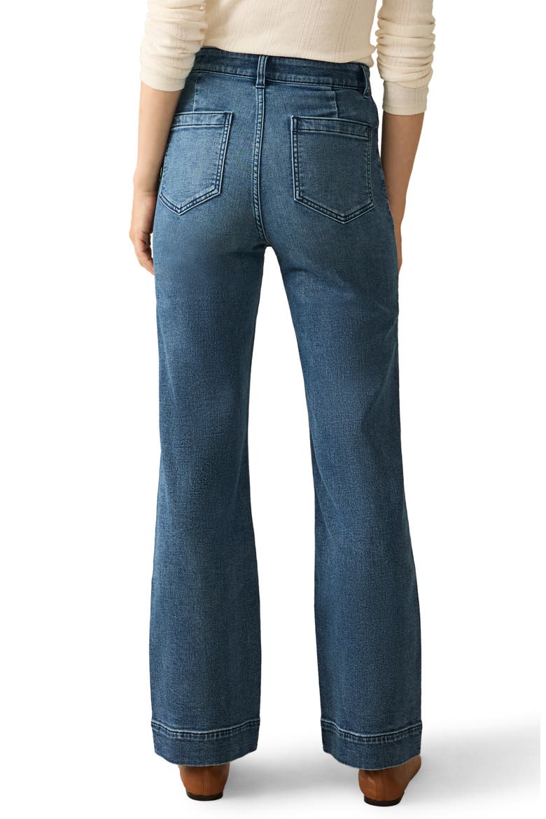Stretch Terry Wide Leg Pants, Alternate, color, RIVERTON