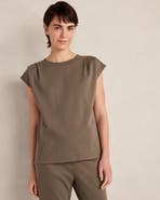 Haven Well Within Organic Cotton Interlock Pleated Tee