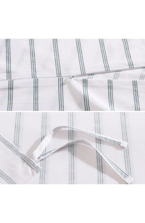 Stone Cottage Trenton Stripe 200-thread Count Cotton Percale Sheet Set In White