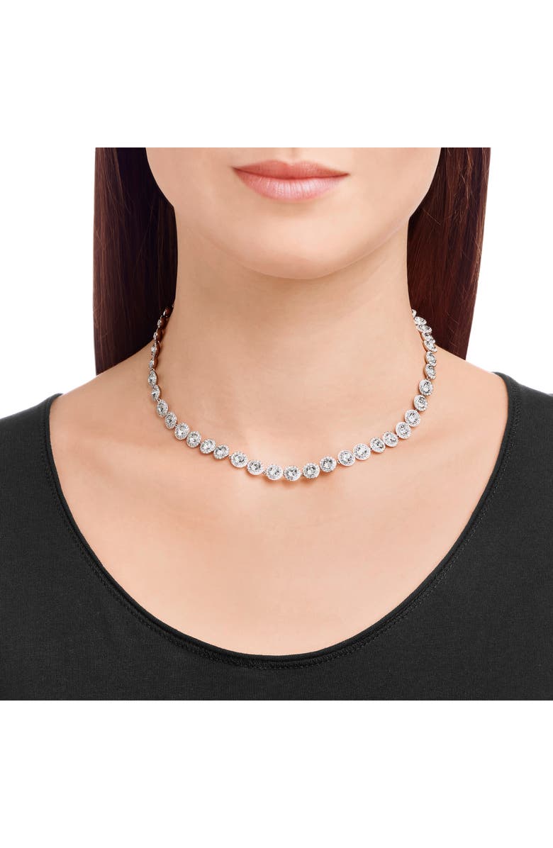 Swarovski Una Necklace, Alternate, color, White