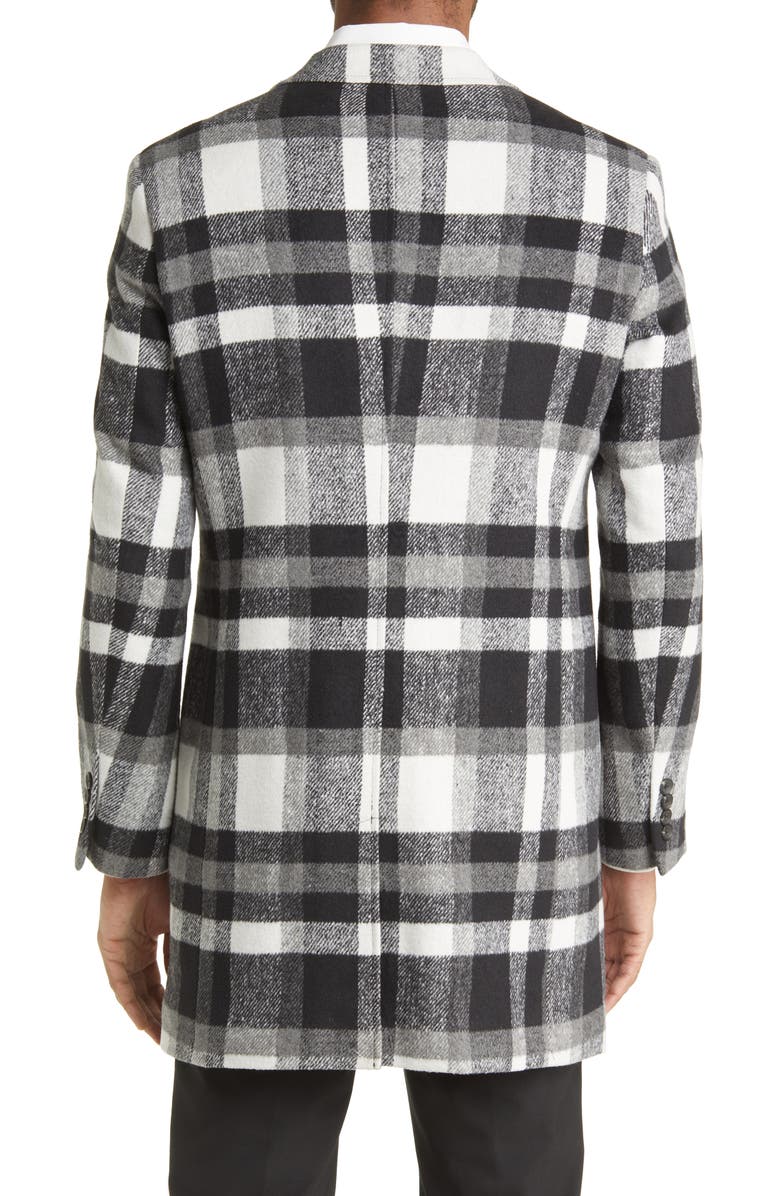 Open Edit Plaid Overcoat, Alternate, color, 