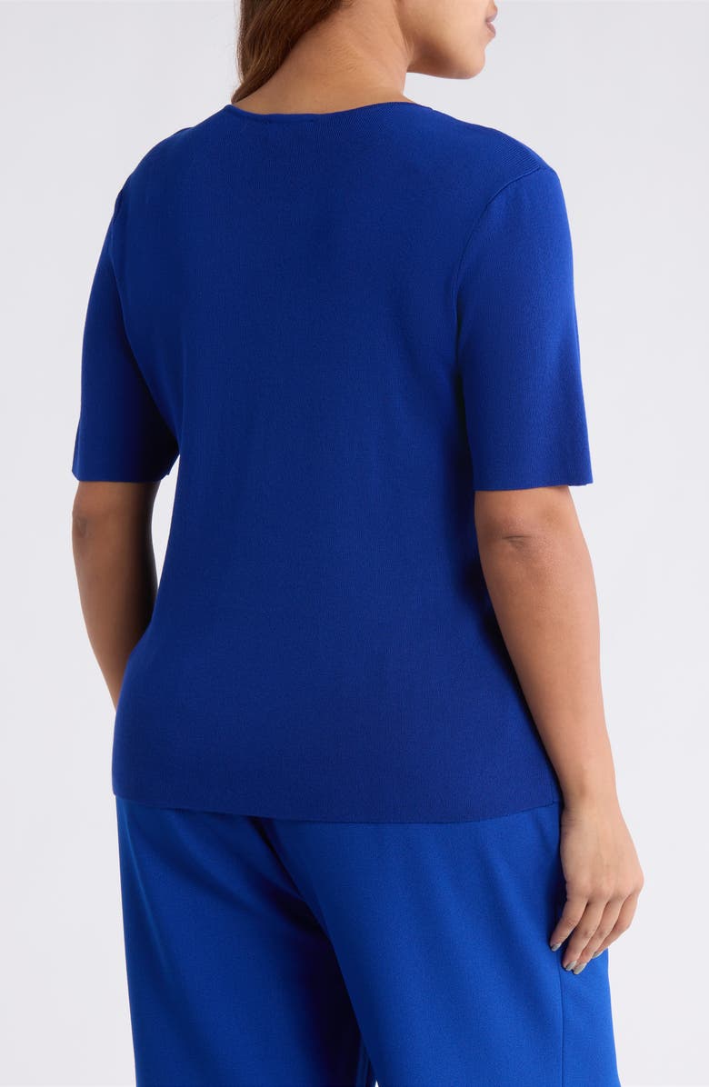 Tahari ASL Tunic Sweater, Alternate, color, Cobalt
