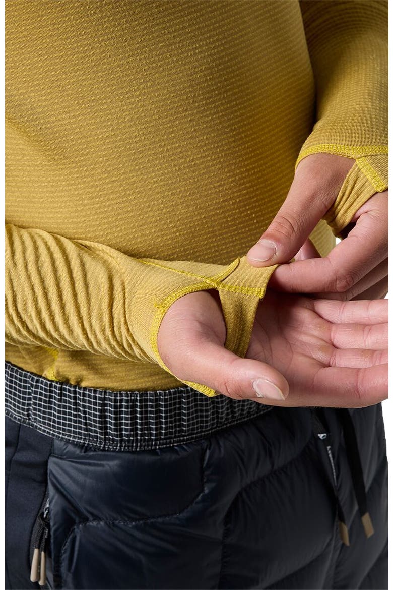 Pines Micrrid Ultra-Lt Baselayer Crew Top - Men's, Alternate, color, Hot Spot