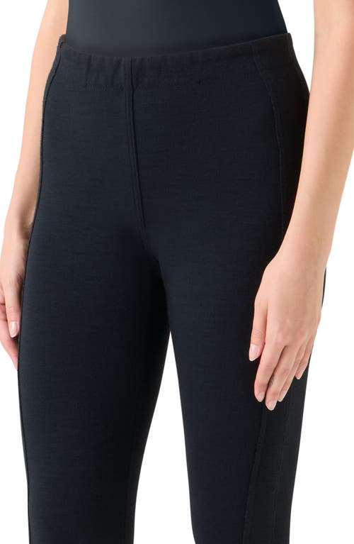Akris Punto Maro Wool Blend Leggings In Black