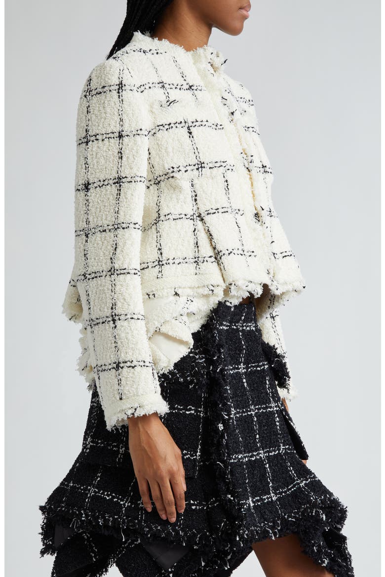 Tweed Jacket, Alternate, color, OFF WHITE