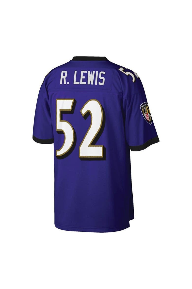 Men's Mitchell & Ness Ray Lewis Purple Baltimore Ravens Big & Tall 2000 Retired Player Replica Jersey, Alternate, color, Purple