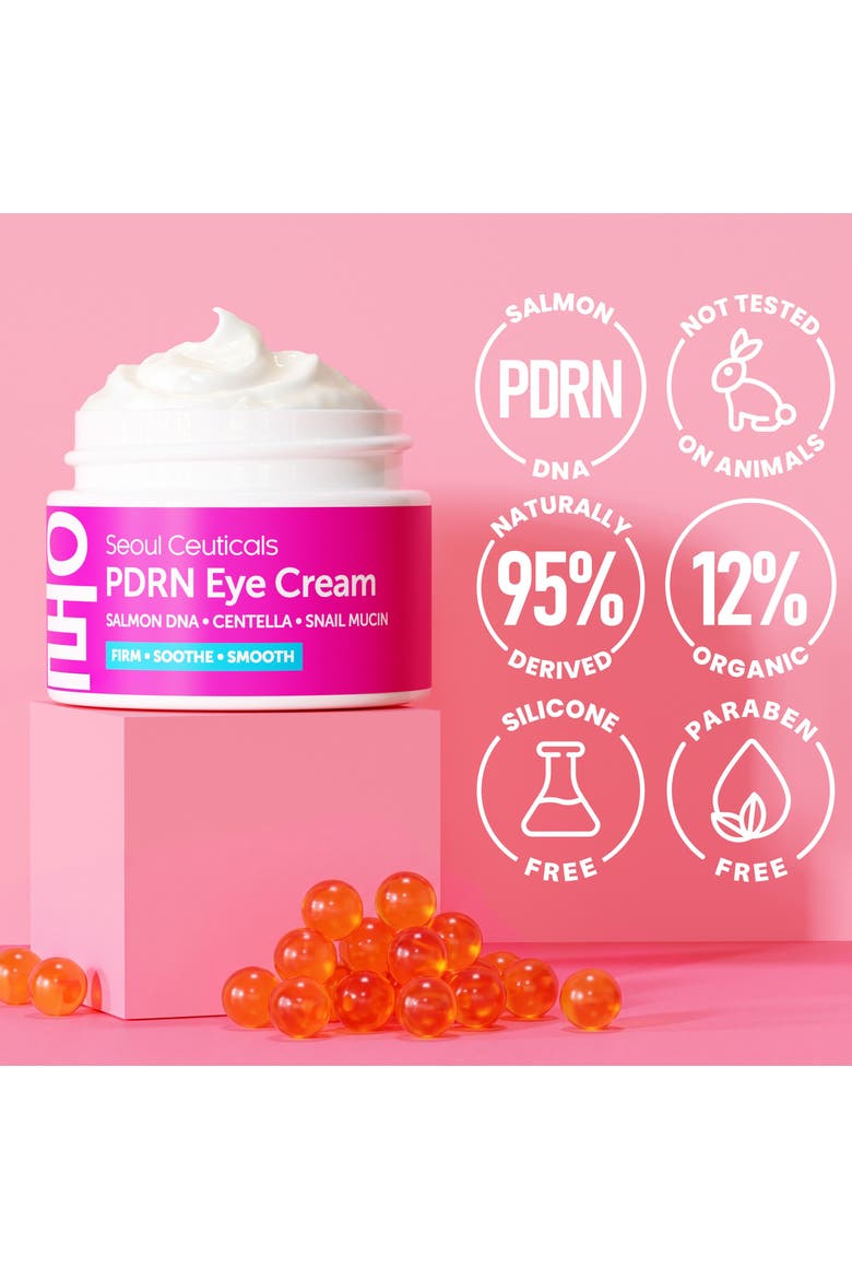 Korean PDRN Salmon DNA Eye Cream, Alternate, color, White