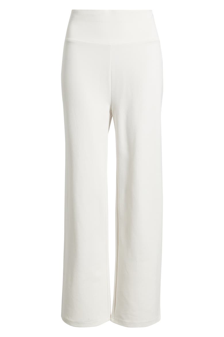 High Waist Pull-On Pants, Alternate, color, WHITE DOVE