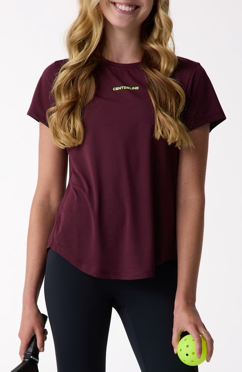 Centerline Athletics Tee In Purple