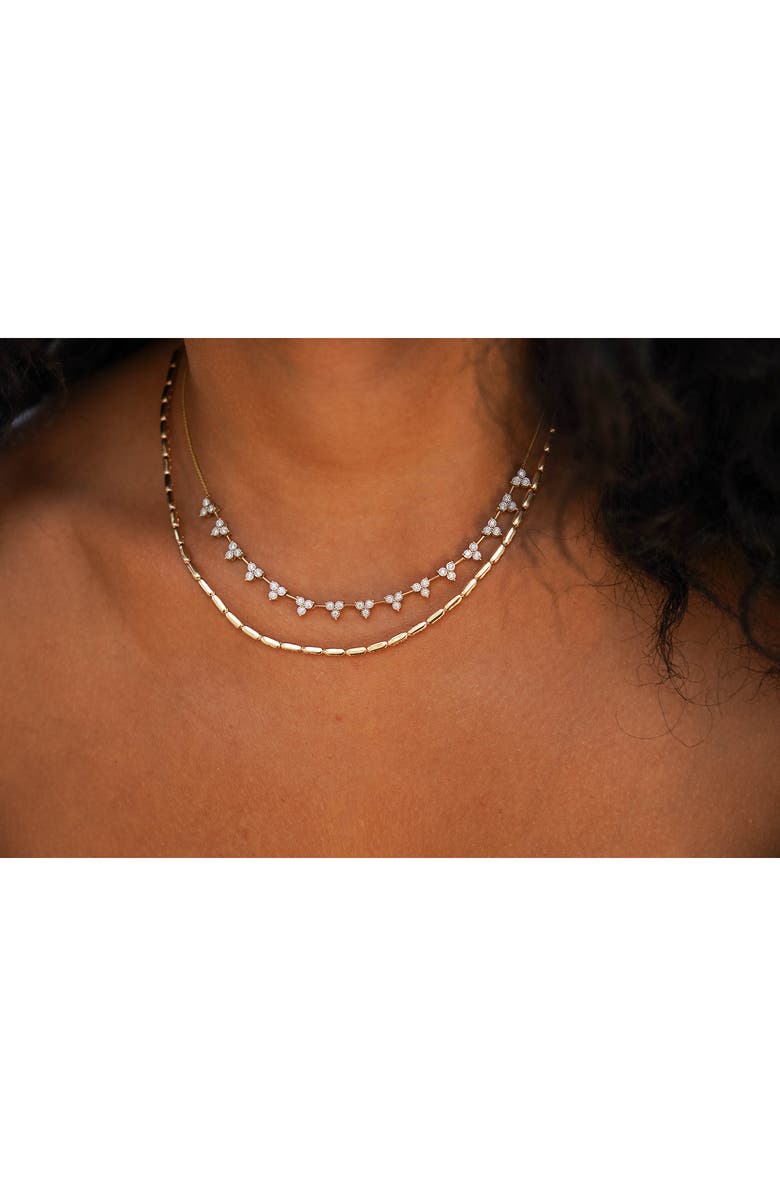 Dana Rebecca Designs Ava Bea Interval Trio Diamond Tennis Necklace, Alternate, color, 