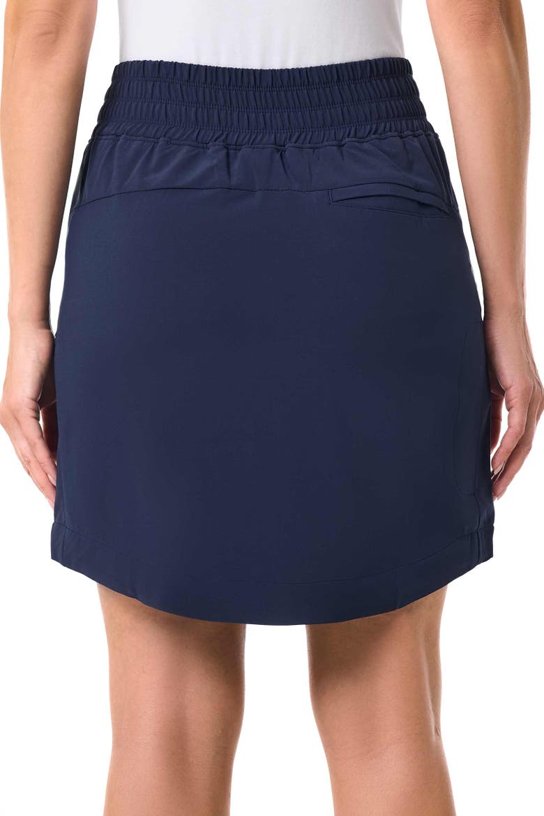 Pisa Travel Skort, UPF 50+ Sun Protection, Alternate, color, Navy
