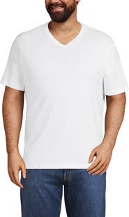 Lands' End Super-T Short Sleeve V-Neck T-Shirt