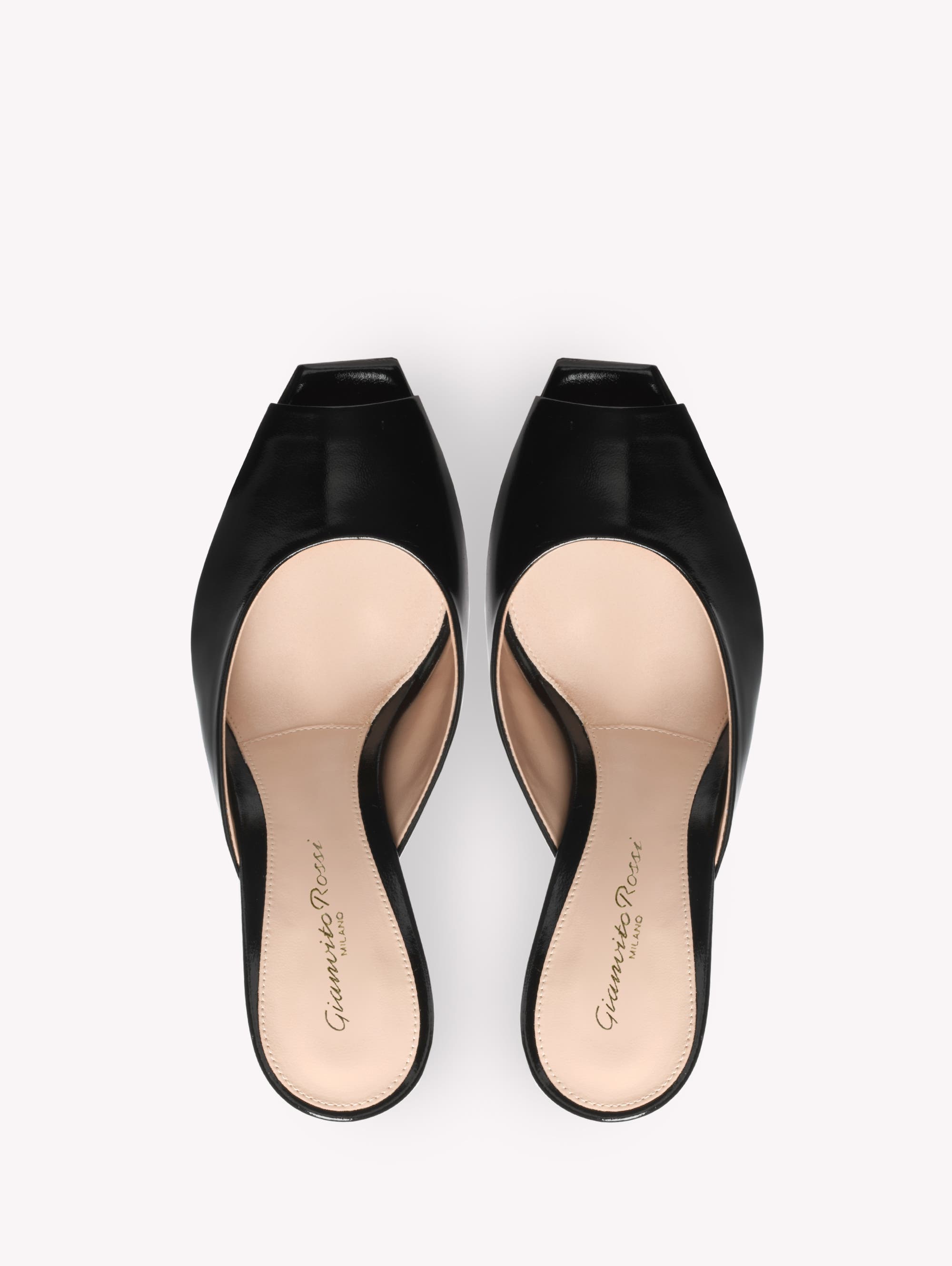 Gianvito Rossi Ethel Mule, Alternate, color, Black Nappa