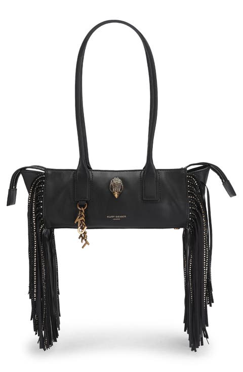Sloane Fringe East/West Shoulder Bag