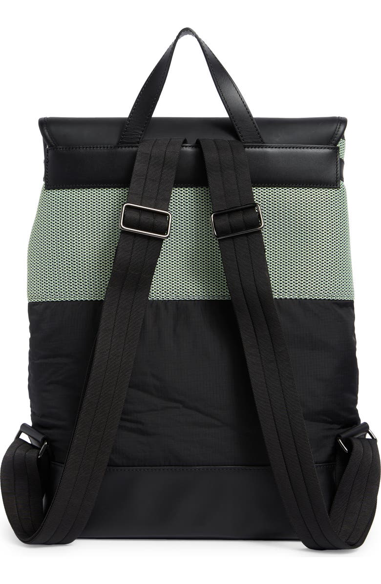 Longchamp Urban Mixed Material Backpack, Alternate, color, Black