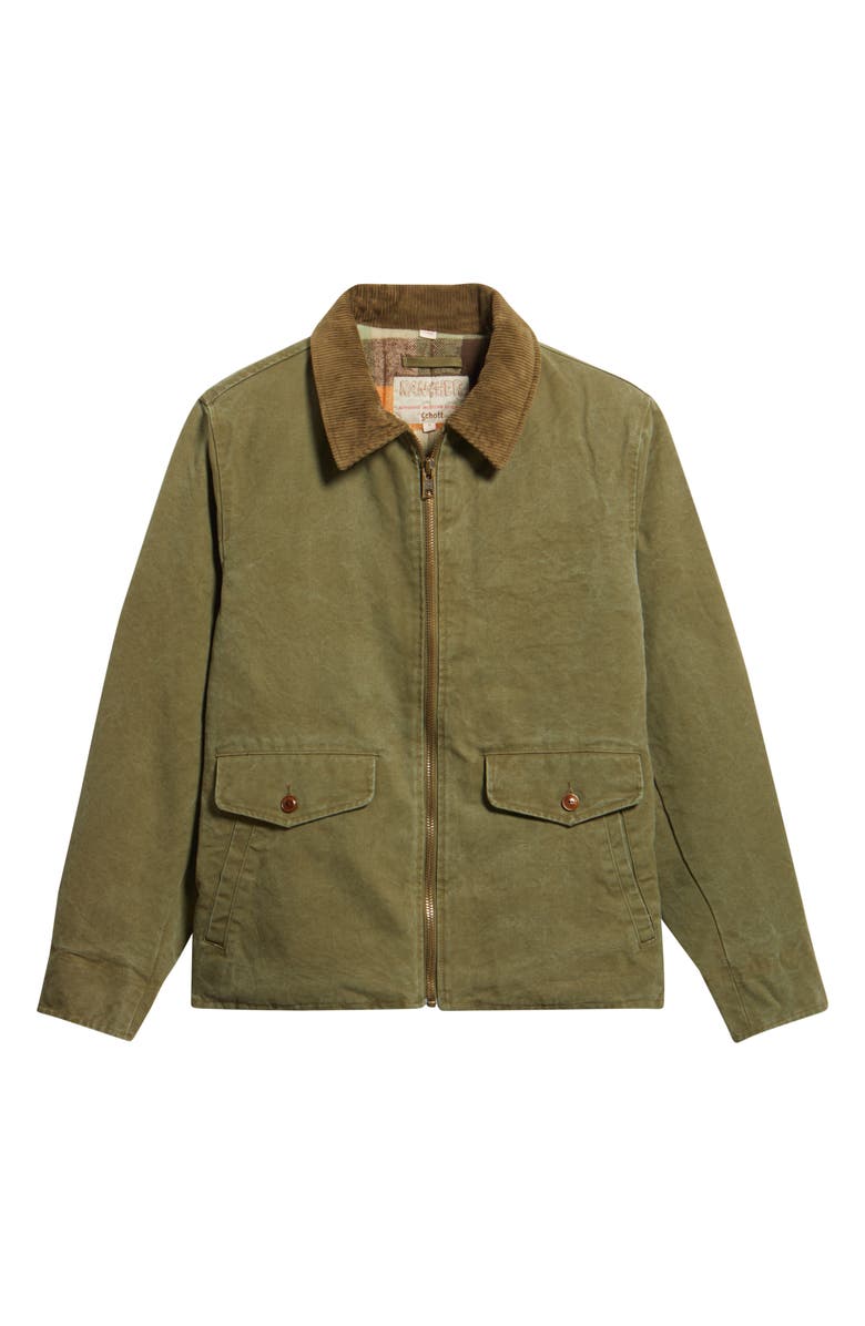 Schott NYC Countryman's Sunset Cotton Canvas Zip-Up Jacket | Nordstrom