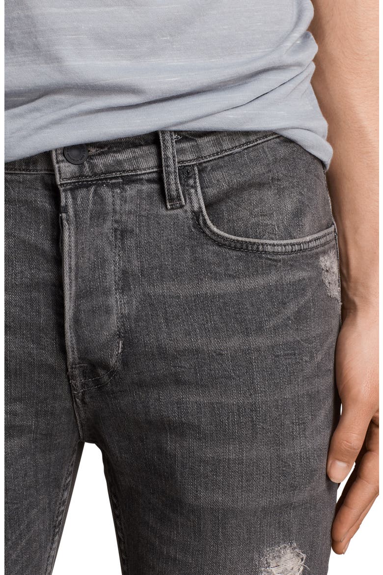 Raveline Skinny Fit Jeans, Alternate, color, GREY