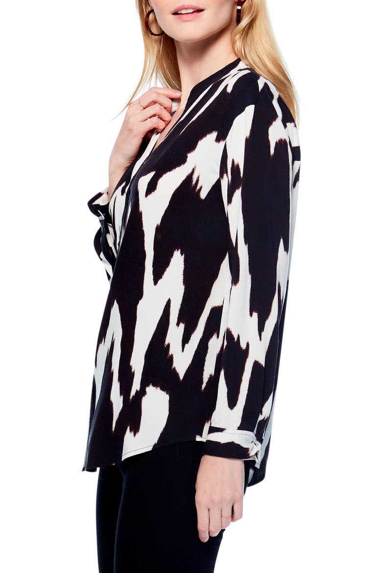 Monochrome Mood Live In Blouse, Alternate, color, BLACK MULTI