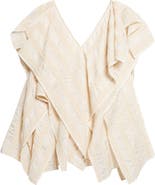 EENK Draped Wide Collar Silk Top