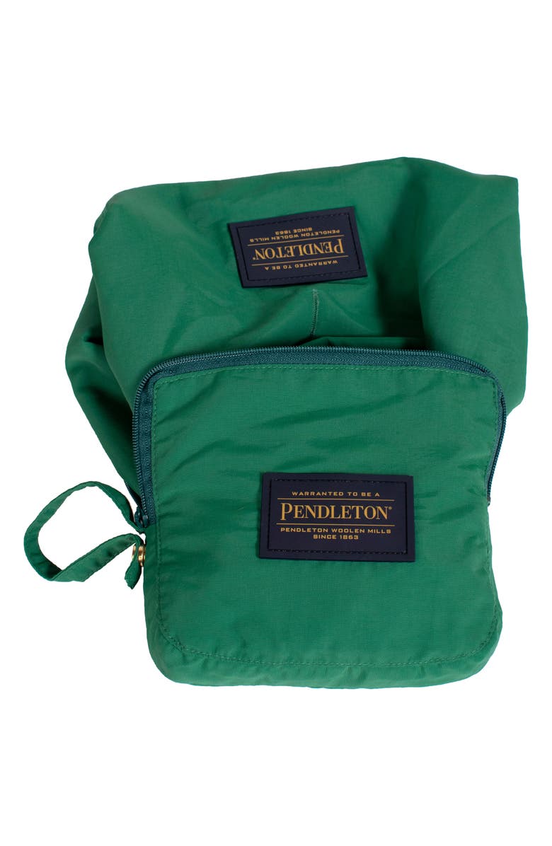 Pendleton Dog Rain Coat, Alternate, color, Green