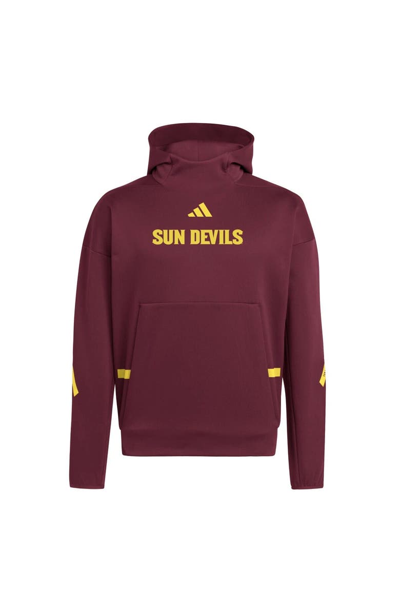 adidas Men's adidas Maroon Arizona State Sun Devils Z.N.E. Pullover Hoodie, Alternate, color, Maroon