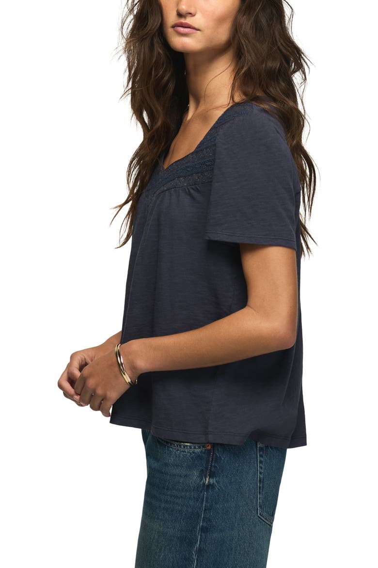 Embroidered Yoke T-Shirt, Alternate, color, OMBRE BLUE