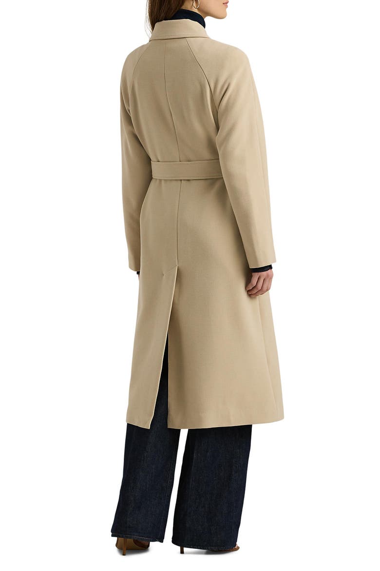 Crepe Belted Coat, Alternate, color, EXPLORER S