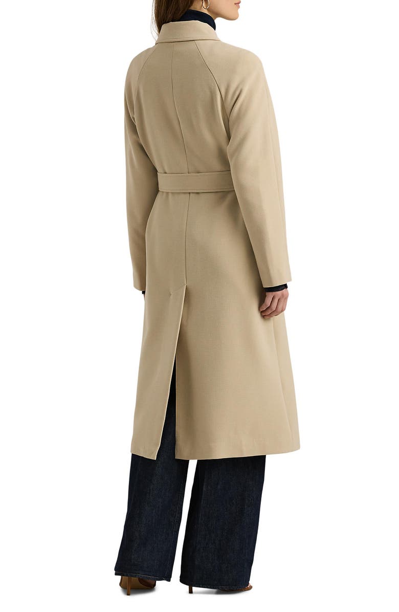 Lauren Ralph Lauren Crepe Belted Coat, Alternate, color, Explorer S