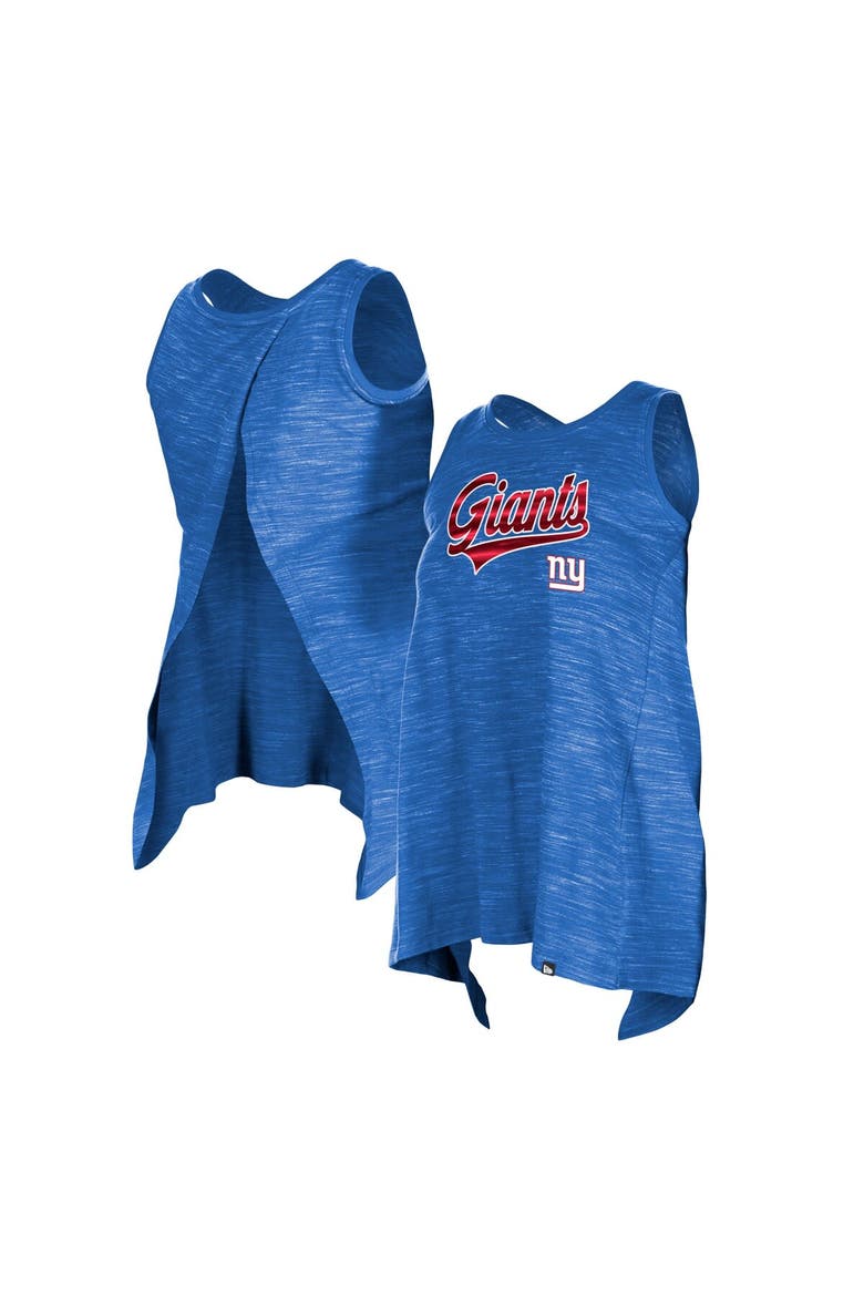 Women's New Era  Royal New York Giants  Space Dye Active Tank Top, Alternate, color, Royal