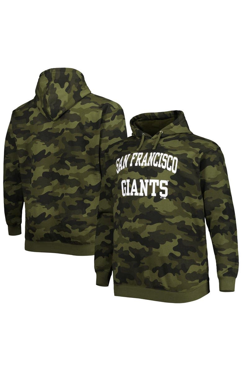 PROFILE Men's Camo San Francisco Giants Allover Print Pullover Hoodie, Main, color, 