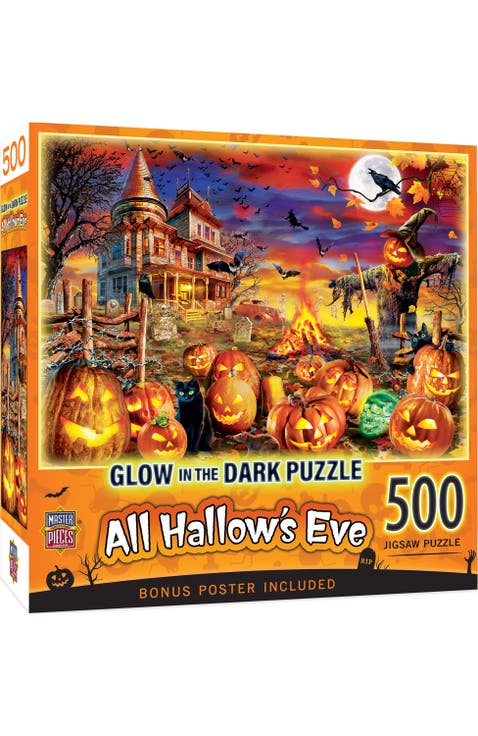 All Hallow's Eve 500 Piece Glow Puzzle