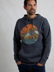 Weird Fish Bryant Graphic Popover Hoodie