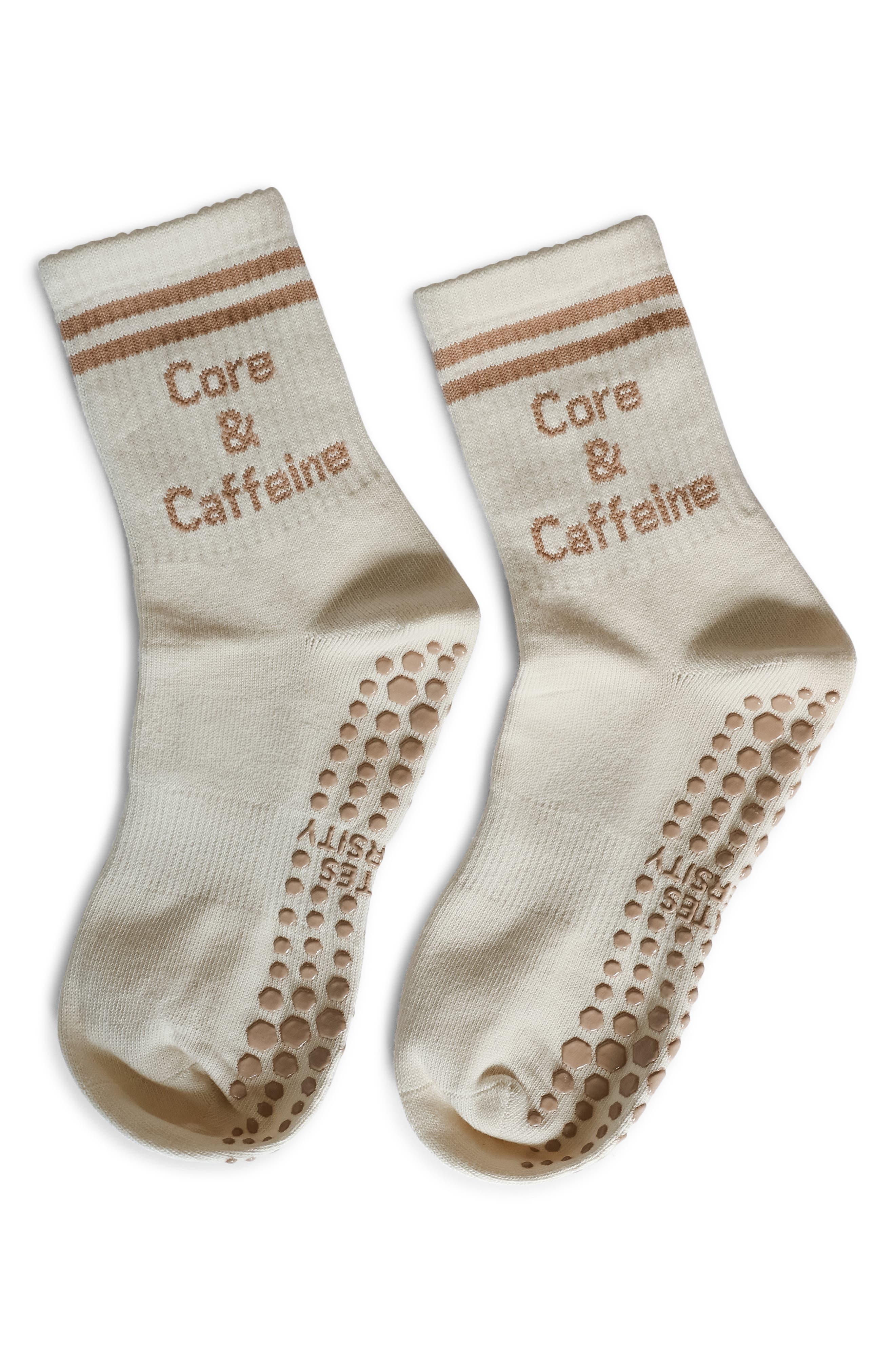 Pilates University 1883 The Core & Caffeine Crew Socks