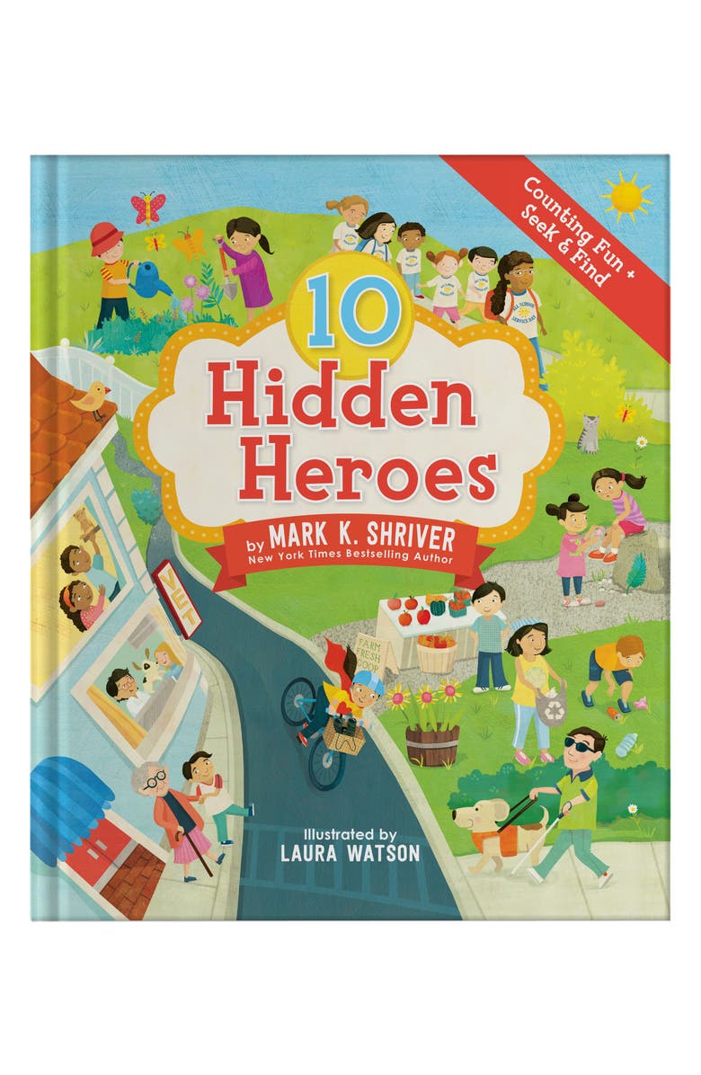 4U2B '10 Hidden Heroes' Seek & Find Book, Main, color,