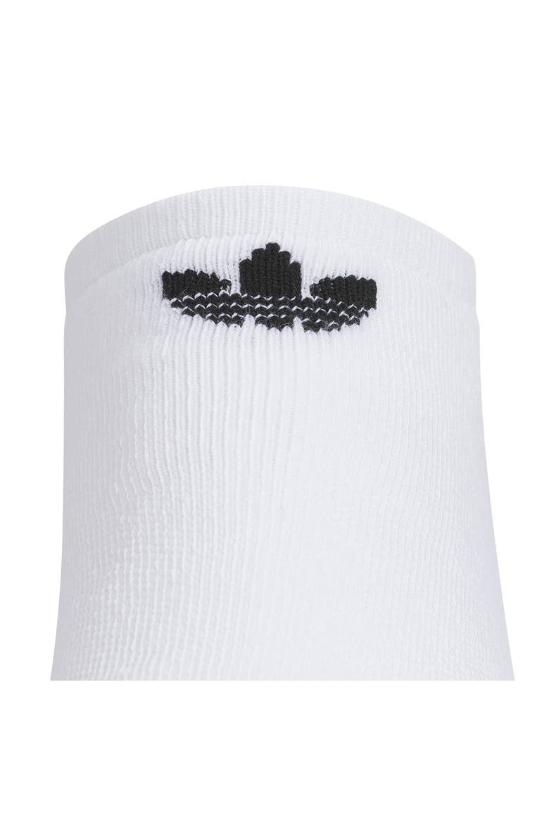 6-Pack Assorted Original Trefoil Low Cut Socks, Alternate, color, WHITE/ BLACK