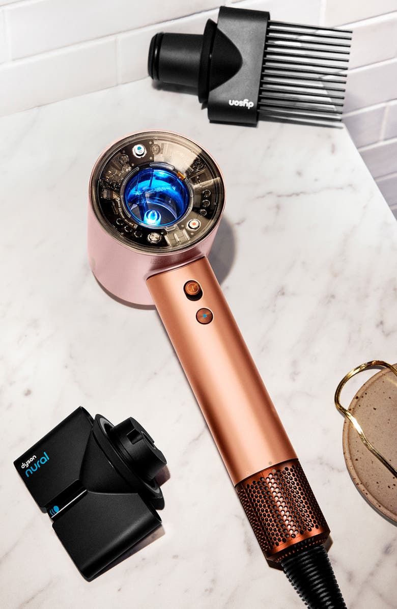 Dyson Special edition Supersonic Nural<sup>™</sup> Hair Dryer in Amber silk, Alternate, color, Amber Silk